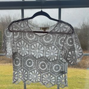 Boutique brand crochet top!! Super cute just can’t wear it to school!
